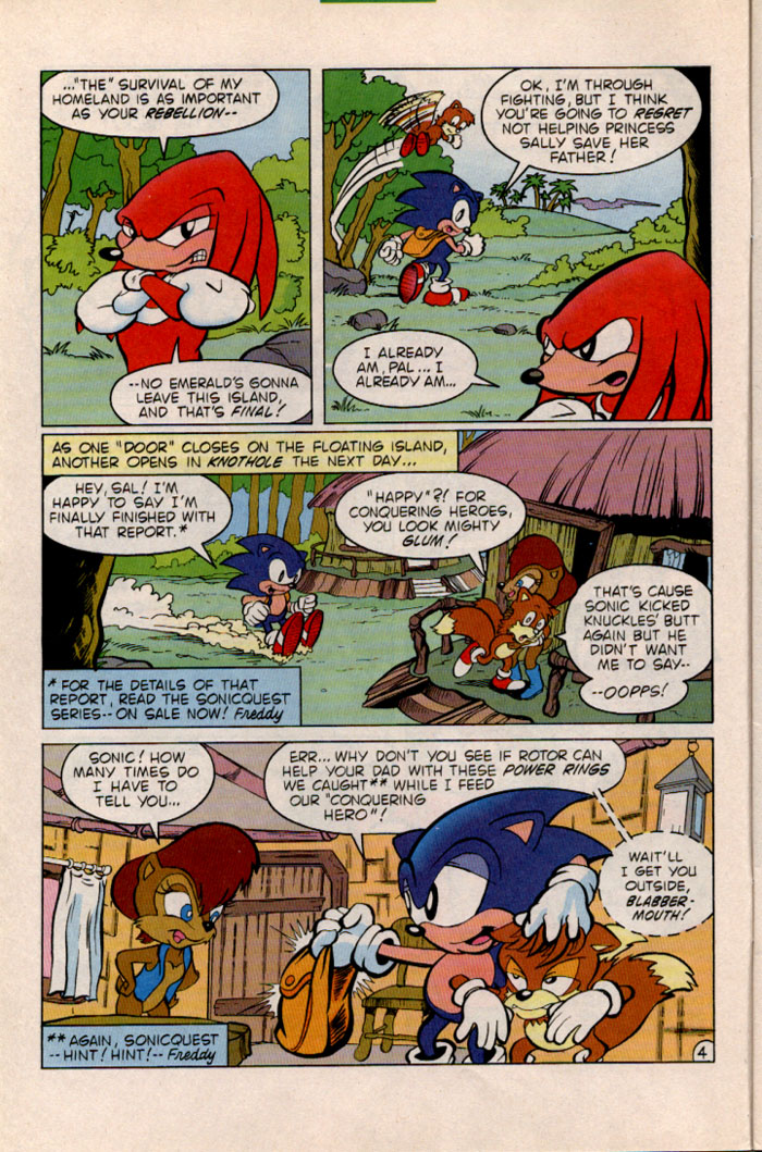 Sonic - Archie Adventure Series January 1997 Page 4